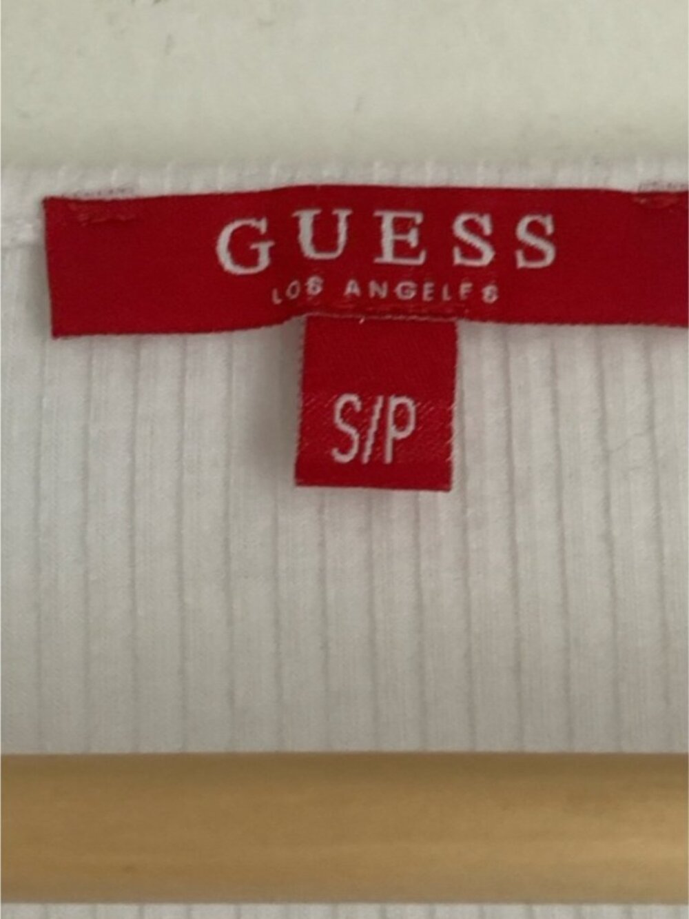 GUESS Long Sleeve Crop Top - Picture 6 of 8